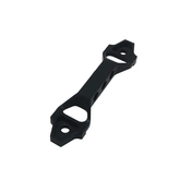 190mm Red Aluminum Alloy Car Battery Tie Down Bracket